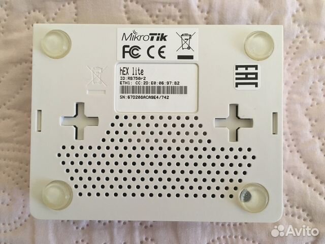 Маршрутизатор MikroTik RB750r2 (hEX lite)