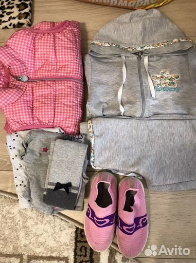 Вещи пакетом на девочку 104 110