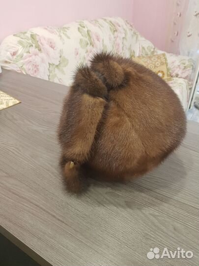 Шапка норковая женская