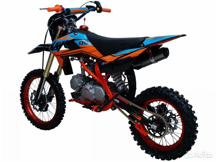 Питбайк kayo evolution YX125/140em 17/14 KRZ
