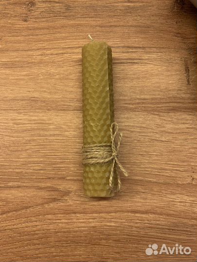 Свечи декоративные натуральный воск