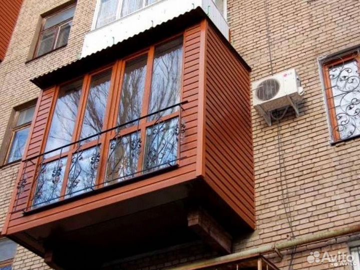 Пластиковый балкон французкое остекление