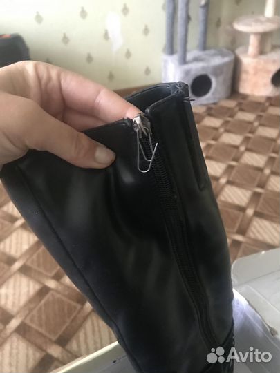 Продам натур. зимние сапоги для девочки 37 размер