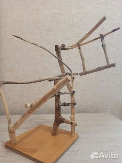 Игровой стенд для попугая, игровая площадка