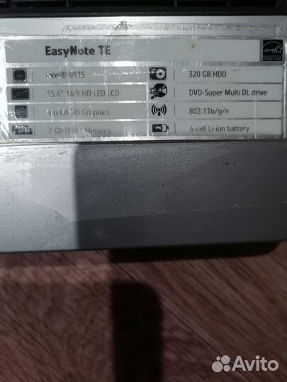 Ноутбук packard bell