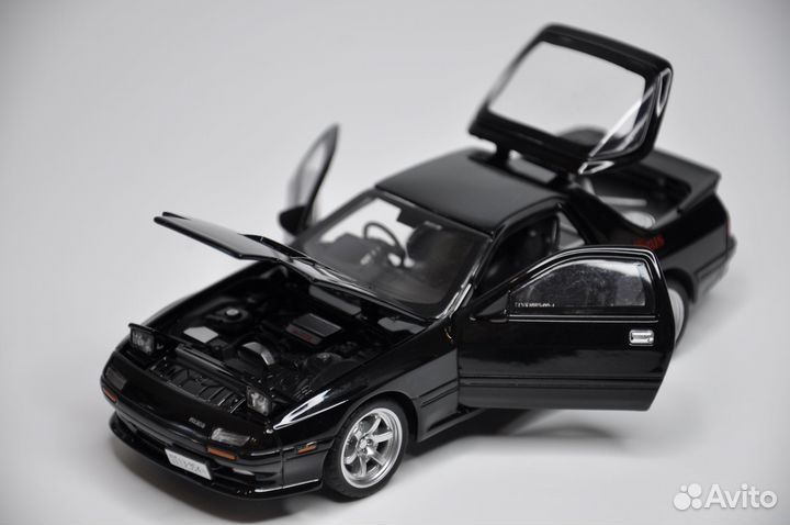 Модель авто Mazda RX-7 FC RED suns 1:32 металл