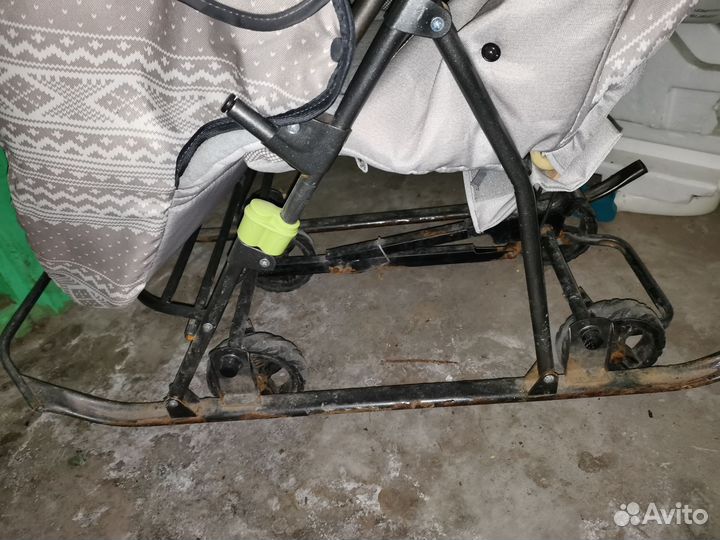 Коляска санки