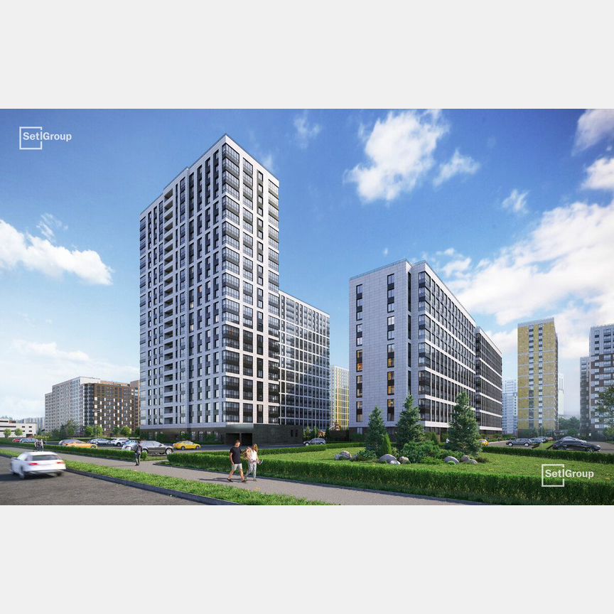 2-к. квартира, 74,2 м², 5/17 эт.