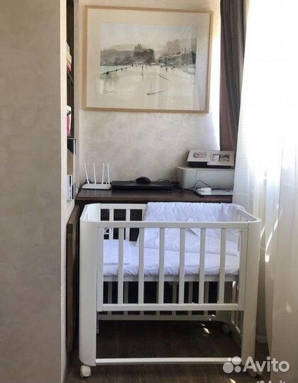 Детская овальная кроватка