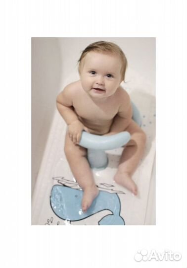 Коврик для ванной со съемным стульчиком roxy-kids