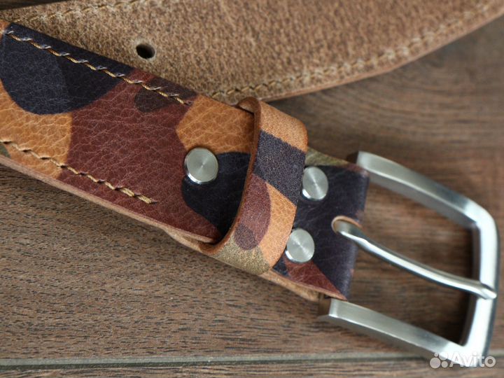 Ремень мужской ручной работы