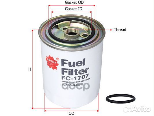 Фильтр топливный honda civic/CR-V 06- 2.2 diese