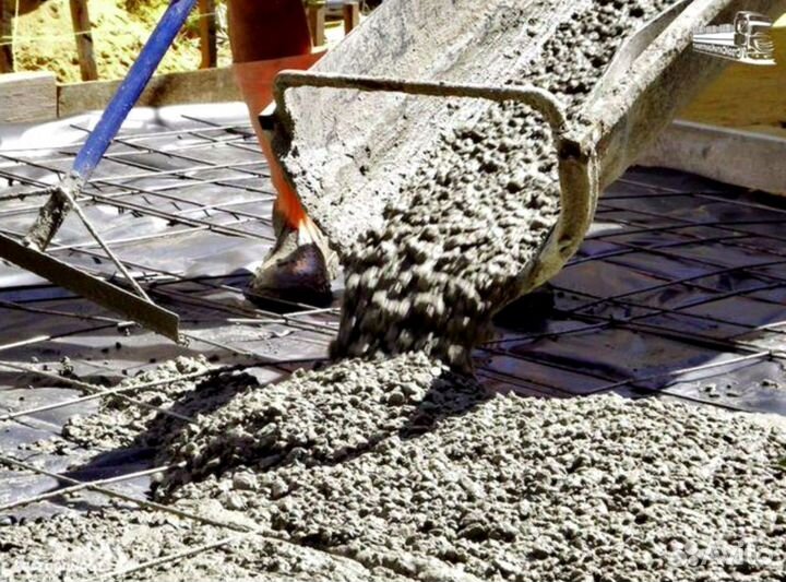 Бетон M400. Зaливкa. Дocтавка. от 3 куб