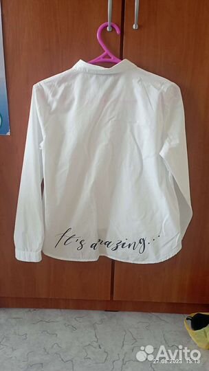 Рубашка школьная для девочки