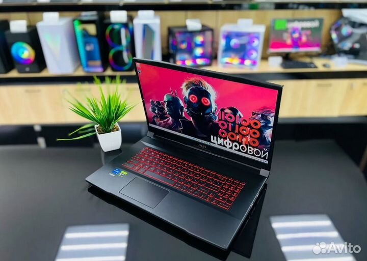 Игровой ноутбук MSI 17/Intel i5-11260H/RTX 2050