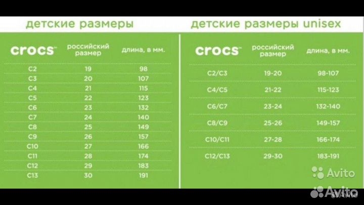 Crocs сабо для девочки