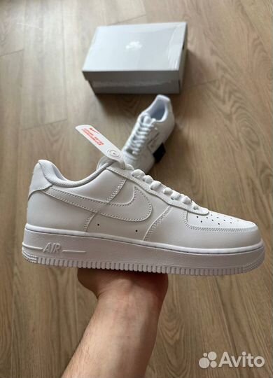 Кроссовки Nike AIR force 1 белые