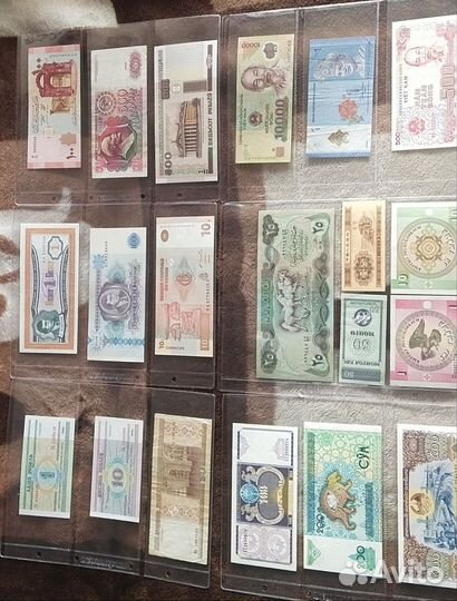 Большая коллекция банкнот