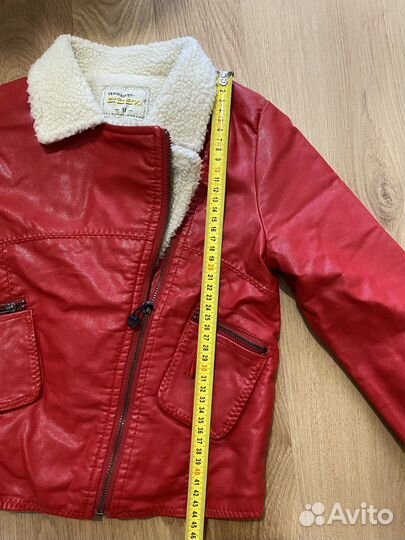 Куртка косуха для девочки, утепленная