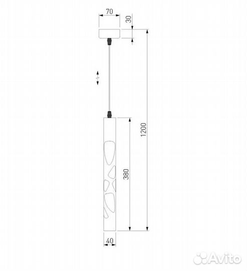 Светильник подвесной