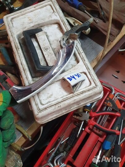 Ручка дверная внешняя задняя правая Ауди А8 Д4