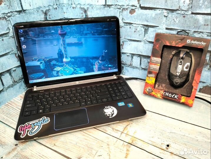 Металлический HP DV6 на i7/ RAM 6/ SSD