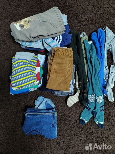 Вещи пакетом на мальчика 92 98