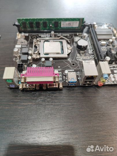 Материнская плата GA-H81M-DS2 c процессором g3220