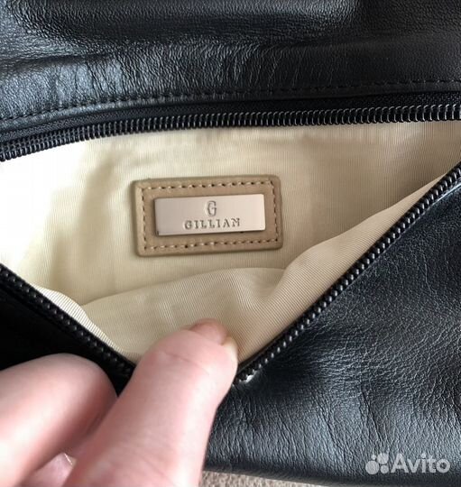 Клатч натуральная кожа