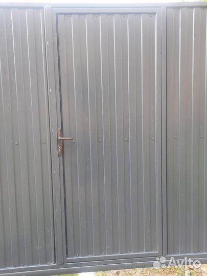 Ворота откатные, ворота распашные под ключ