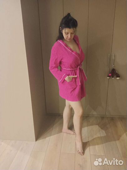 Халат женский вафельный