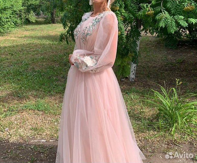 Вечернее платье в пол 42 44