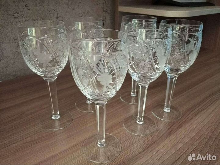 Хрустальные фужеры 