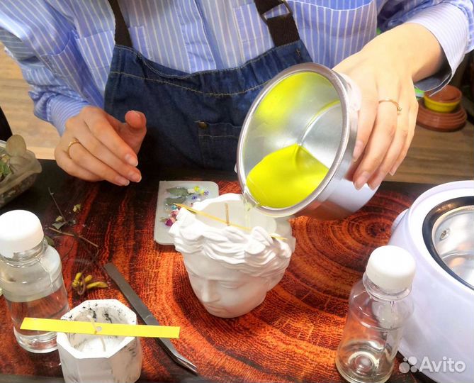 Мастер-класс по изготовлению свечей