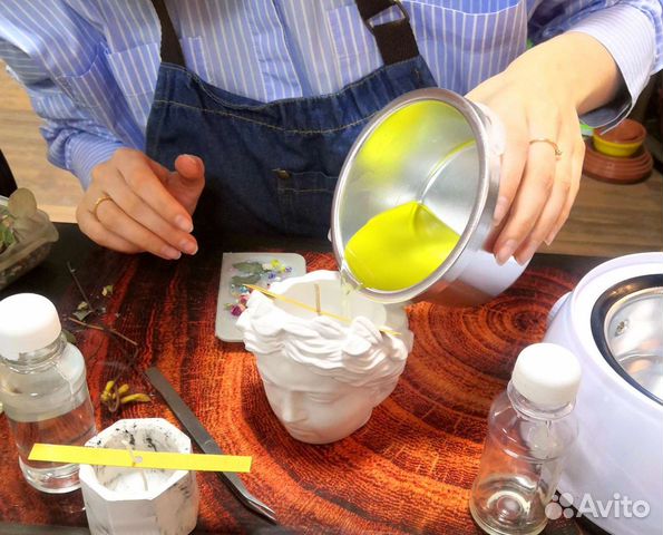 Мастер-класс по изготовлению свечей