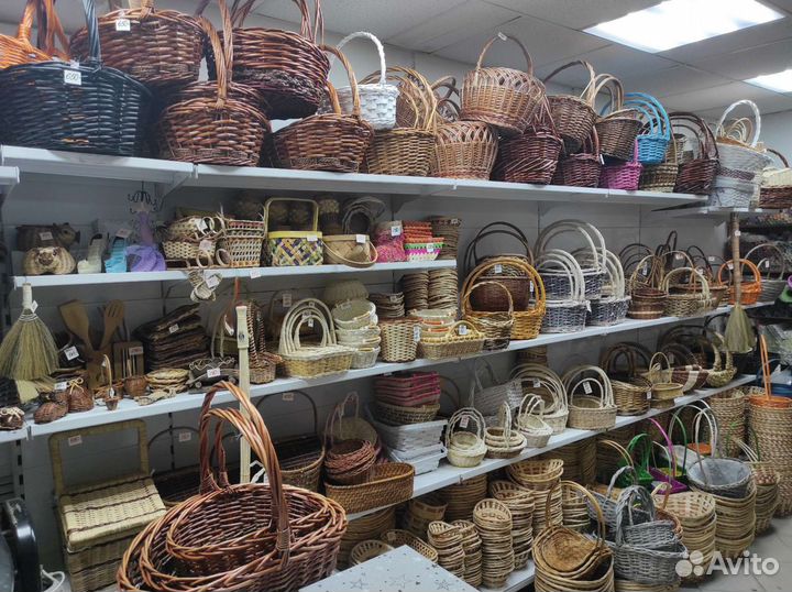 Корзинка из джута