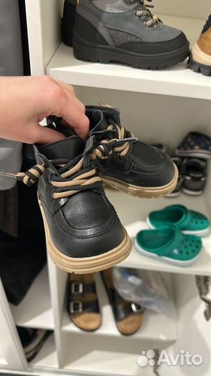 Ботинки детские кожаные 21 размер
