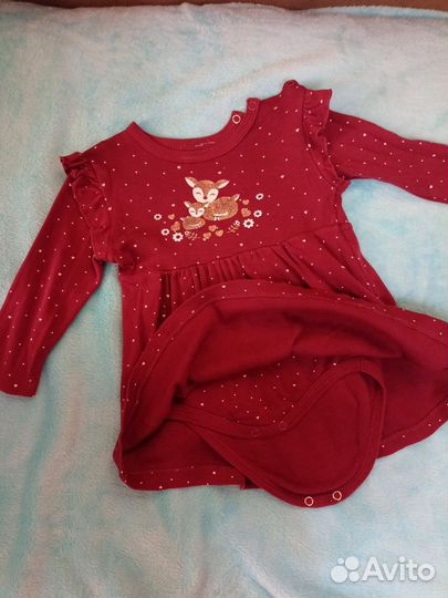 Платье для девочки 74 80