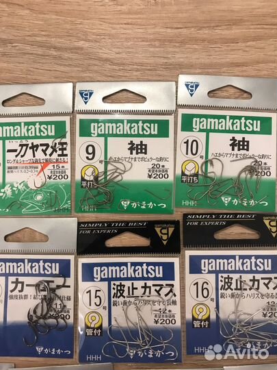 Крючки рыболовные