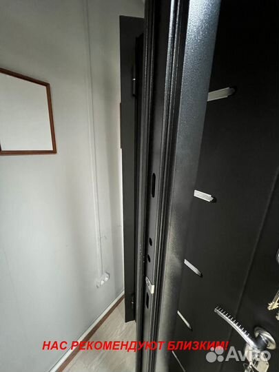 Тяжелая дверь металлическая установка в подарок