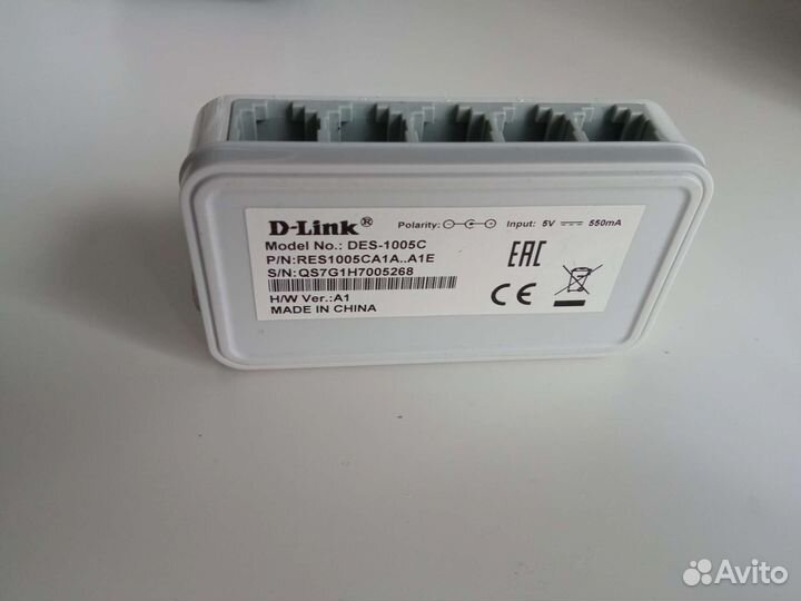 Коммутатор D-Link DES-1005C