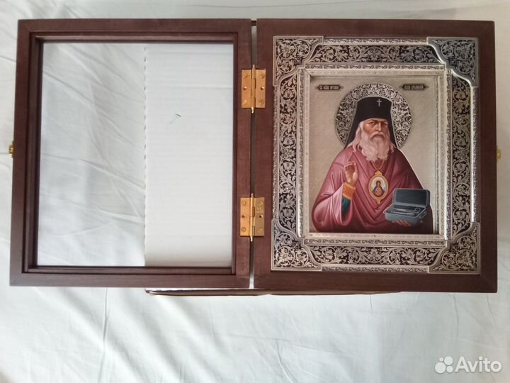 Икона - Святитель Лука Крымский в раскладном киот