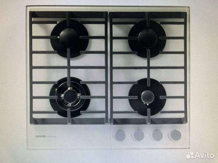 Встраиваемая газовая варочная панель Gorenj стекло