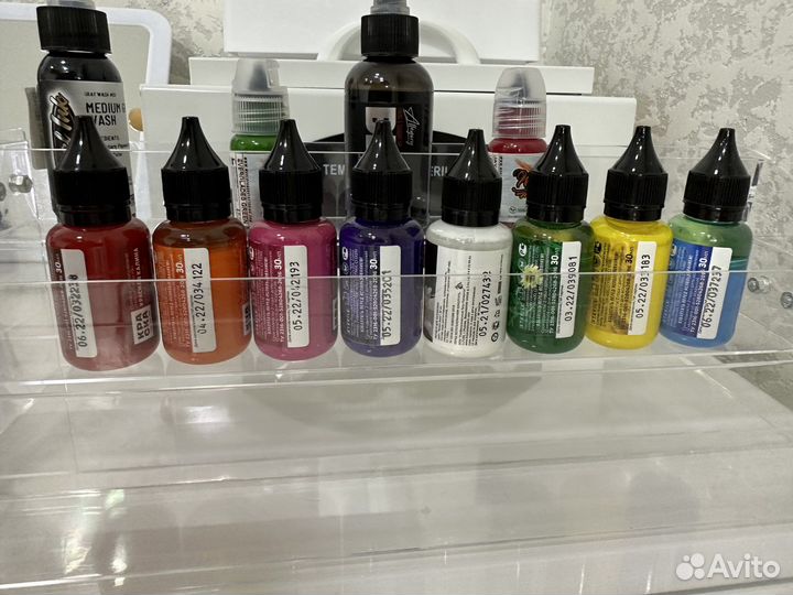 Набор красок краска Tattoo Ink Сет Акварель