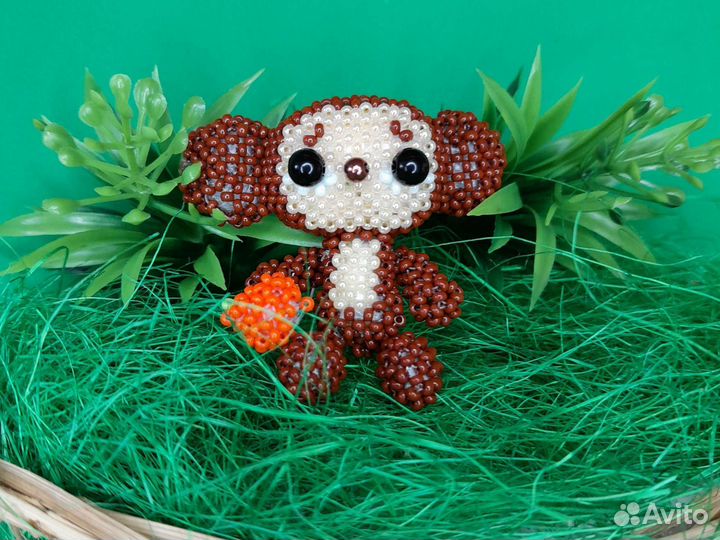 Чебурашка из бисера