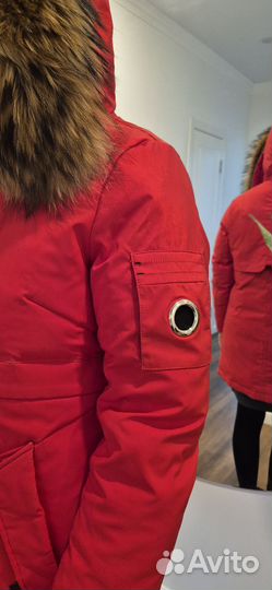 Пуховик парка женский