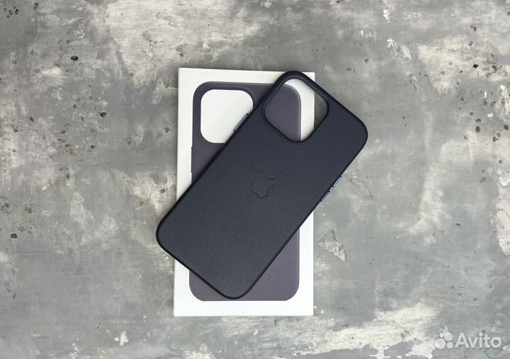 Чехол на 14 Pro / Pro max кожаный