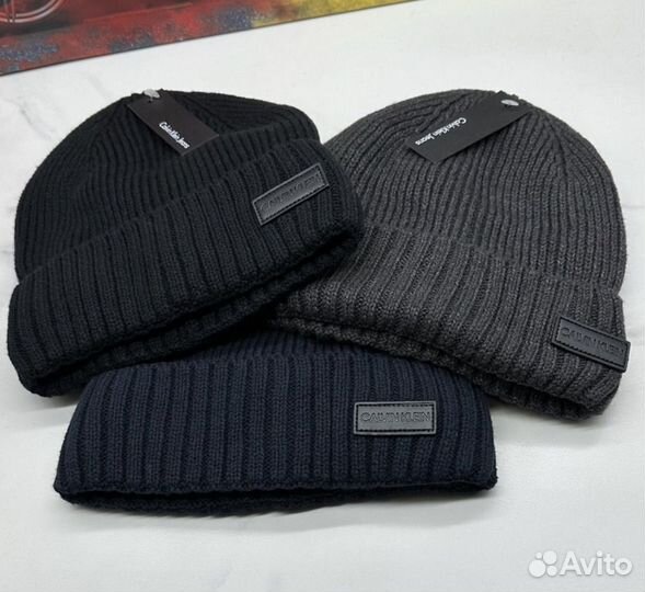 Мужская шапка на флисе Calvin Klein