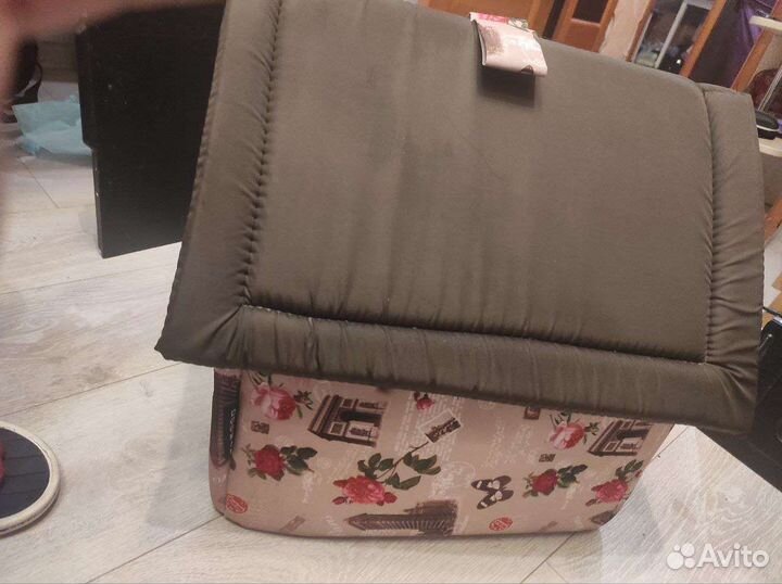 Лежанка домик для собаки, тканевый