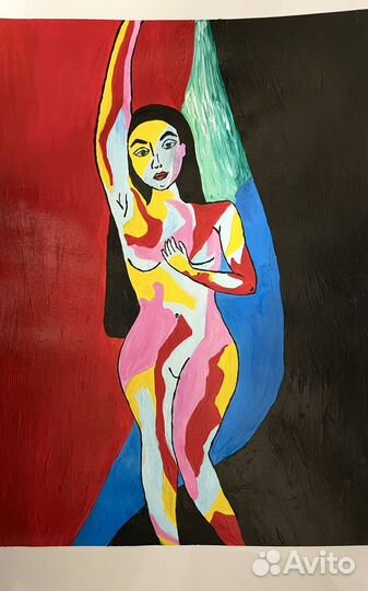 Картина 42 на 30 акрил